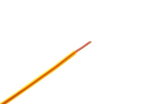 Enkel kärna 0,5 mm gul/brun
