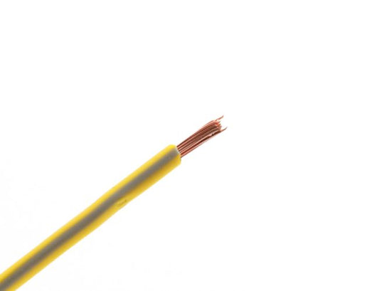 Enkel kärna 0,5 mm gul/grå