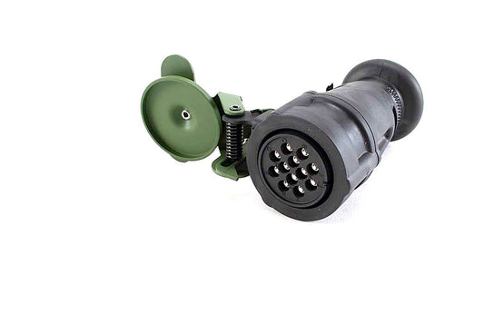 NATO-kontakt, 12-polig, gummi, 24 V – 1