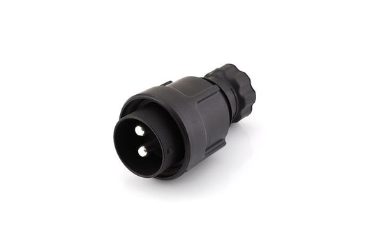 NATO-ringkontakt, 2-polig, M 35 mm², svart gummi, 24 V – 1